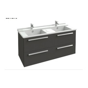Тумба для раковины Jacob Delafon Struktura EB1279-N18 117x47 см 2 ящика белый