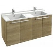 Тумба для раковины Jacob Delafon Struktura EB1283-E13 117x47 см 4 дверцы розовое дерево