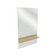 Зеркало Jacob Delafon Struktura 60x107 см с полкой розовое дерево