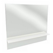 Зеркало Jacob Delafon Struktura 120x107 см с полкой белый