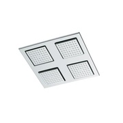 Потолочный душ Jacob Delafon WaterTile E8030-CP квадратный 25.1x25.1 см