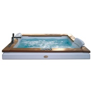 Акриловая ванна с гидромассажем Jacuzzi Aura Plus 9F43-337A