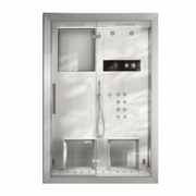 Душевая кабина Jacuzzi Frame In2 150x224 см правая белый/хром