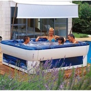 Тент для минибассейна Jacuzzi Santorini синий