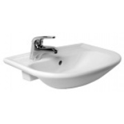Раковина Jika Olymp 55x35.5 см полувстраиваемая, отверстие для смесителя слева
