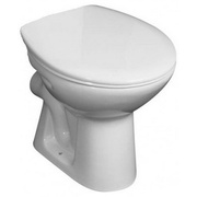 Унитаз приставной Jika Zeta 8223970000001 48x35.5 см вертикальный выпуск без сиденья