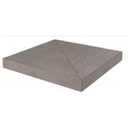 Угловая ступень Kerama Marazzi Астрони SG622202R/GCA серый клееная универсальная