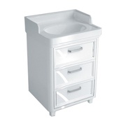 Тумба для раковины Kerama Marazzi Pompei 60 3 ящика белый