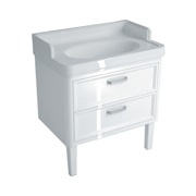 Тумба для раковины Kerama Marazzi Pompei 80 2 ящика белый