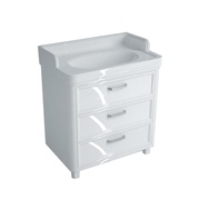 Тумба для раковины Kerama Marazzi Pompei 80 3 ящика белый