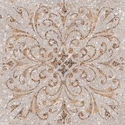 Напольная плитка Kerama Marazzi Терраццо Беж декорированный обрезной