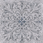 Напольная плитка Kerama Marazzi Терраццо Серый декорированный обрезной