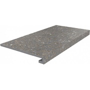 Ступень Kerama Marazzi Терраццо Коричневый клееная