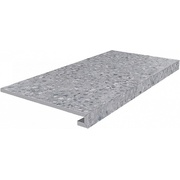 Ступень Kerama Marazzi Терраццо Серый клееная
