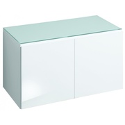 Столешница Keramag 4U 800x388 мм; стекло, нижняя сторона белая лакированная