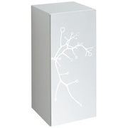 Шкаф Keramag 4U 400x860x388 мм белый/белый матовый, узор белый глянец