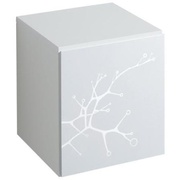 Шкаф Keramag 4U 400x435x388 мм белый/белый глянец с рисунком