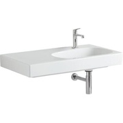 Раковина Keramag Citterio 900x500x160 мм с отверстием под смеситель, без перелива, полочка слева