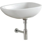 Раковина Keramag Citterio 560x400x185 мм без отверстия под смеситель, без перелива