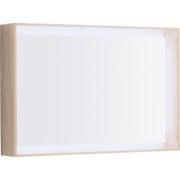 Зеркало Keramag Citterio 884x584x140 мм с подсветкой светлый дуб