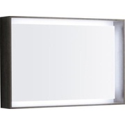 Зеркало Keramag Citterio 884x584x140 мм с подсветкой темный дуб