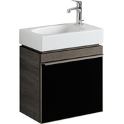 Тумба для раковины Keramag Citterio 440x557x316 мм темный дуб/черный