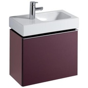 Тумба для раковины Keramag ICon XS 520х420х308 мм бургундия глянец лак