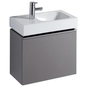 Тумба для раковины Keramag ICon XS 520х420х308 мм платина глянец лак