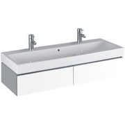 Тумба для раковины Keramag ICon 1190x240x477 мм под 1 раковину белый глянец