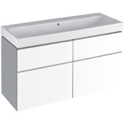 Тумба для раковины Keramag ICon 1190x620x477 мм белый глянец