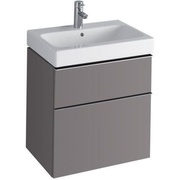 Тумба для раковины Keramag ICon 595x620x477 мм платина глянец