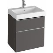 Тумба для раковины Keramag ICon 595x620x477 мм темно-серый матовый