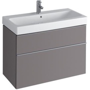 Тумба для раковины Keramag ICon 890x620x477 мм платина глянец