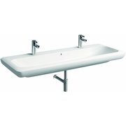Раковина Keramag IT! 130x48 с переливом, с 2 отверстиями под смеситель