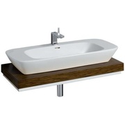 Столешница для раковины Keramag Silk 1000x100x470 мм, отверстие для сифона в центре венге
