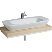 Столешница для раковины Keramag Silk 1000x100x470 мм, отверстие для сифона в центре дуб