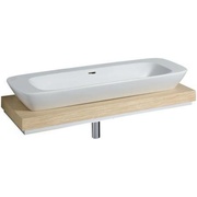 Столешница для раковины Keramag Silk 1200x100x470 мм, отверстие для сифона в центре дуб