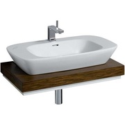 Столешница для раковины Keramag Silk 800x100x470 мм, отверстие для сифона в центре венге
