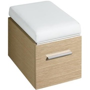 Пуфик Keramag Silk 380x450/490x560 мм дуб