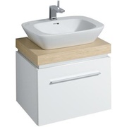 Тумба для раковины Keramag Silk 600x400x470 мм белый глянец