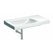 Раковина Keramag Xeno² 900x480x140 мм без отверстия под смеситель, без перелива, полочка справа