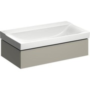 Тумба для раковины Keramag Xeno² 880x220x462 мм сифон по центру матовый серый