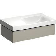 Тумба для раковины Keramag Xeno² 807491000 880x220x462 мм сифон справа матовый серый