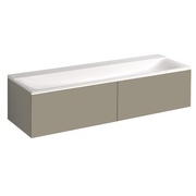 Тумба для раковины Keramag Xeno² 1595x350x475 мм матовый серый