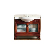 Тумба с раковиной Labor Legno Marriot MPL85V+MC85 83x33x82 см стекло вишня