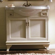 Тумба с раковиной Labor Legno Marriot MPL105PAT+MC105 96.5x33x82 см патина дерево