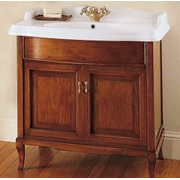 Тумба с раковиной Labor Legno Victoria HCLUX90+HPL90 82х52х81 см орех