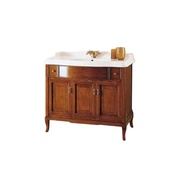 Тумба для раковины Labor Legno Victoria HPL105 97.5x52x81 см орех 3 дверцы дерево 2 ящика