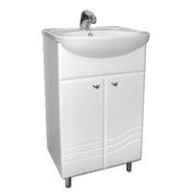 Тумба для раковины Lasko Briz 50 для Эрика 50 Белый глянец