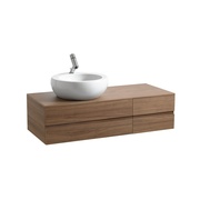 Тумба для раковины Laufen Alessi one 120x50 см для 8.1897.1 отверстие слева натуральный шпон